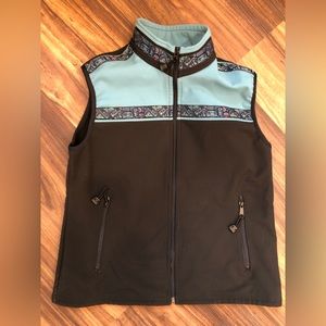 Hand made in Alaska. Zip front vest. Size Medium.